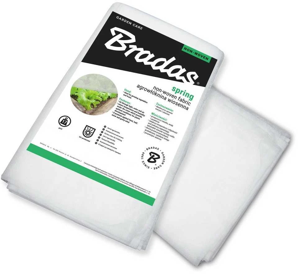 Agroplėvelė nuo šalnų Bradas Spring 2,1x15m, 17 g/m2, balta