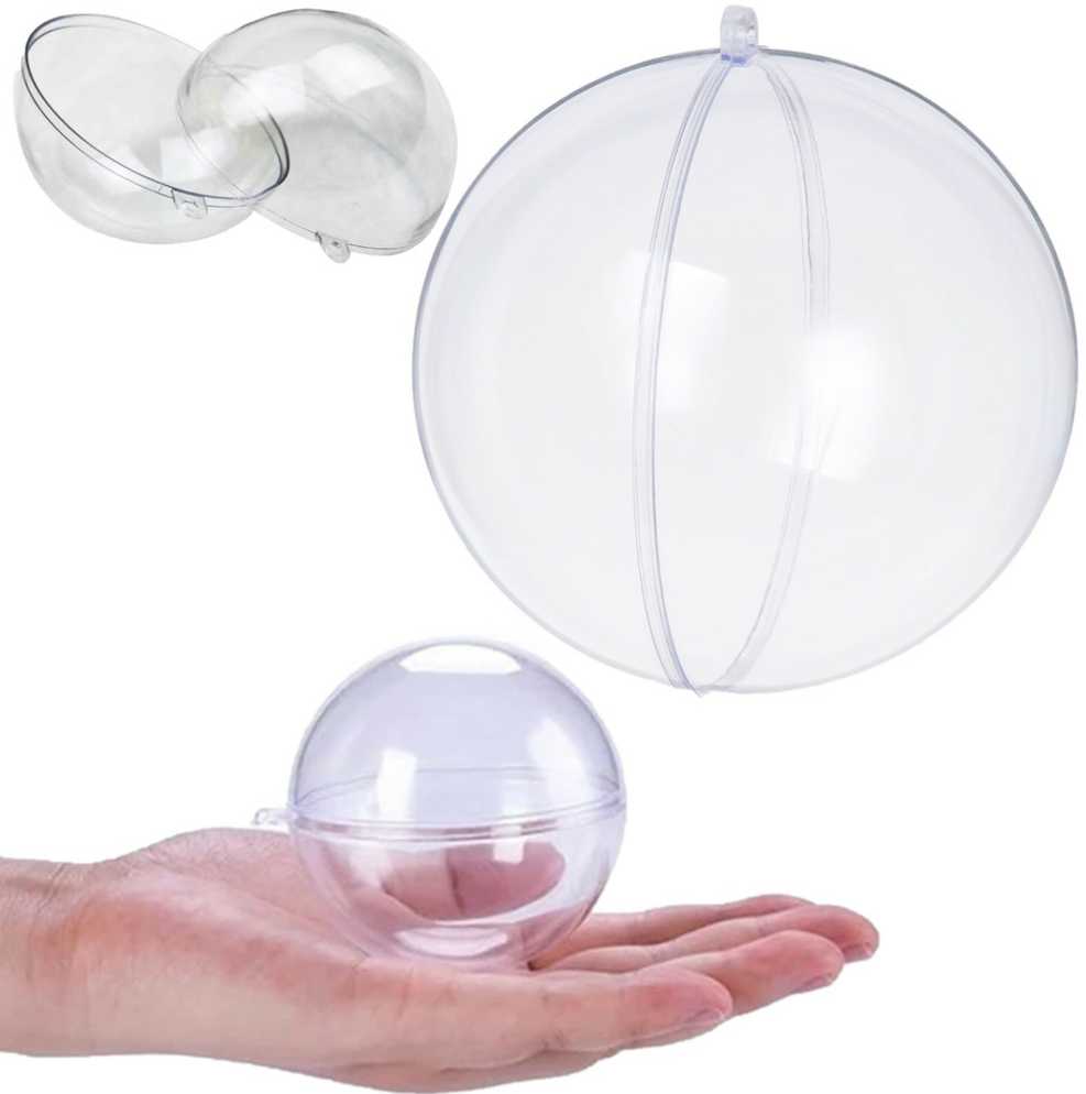 Akriliniai burbulai dekoravimui, 5 cm, 12 vnt.