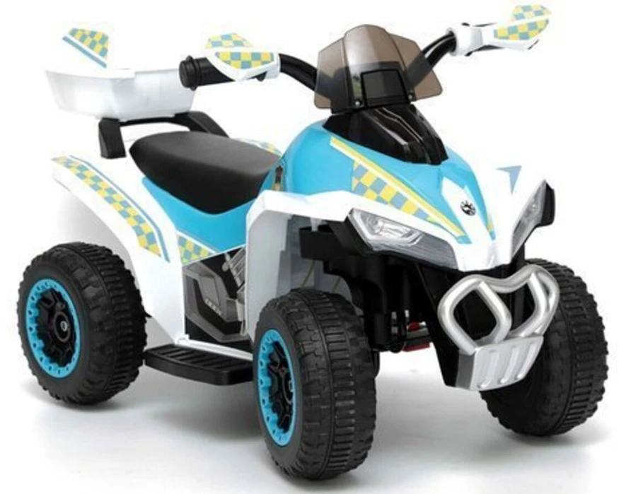 Akumuliatorinis keturratis vaikams Quad GTS1188-A Police, baltas