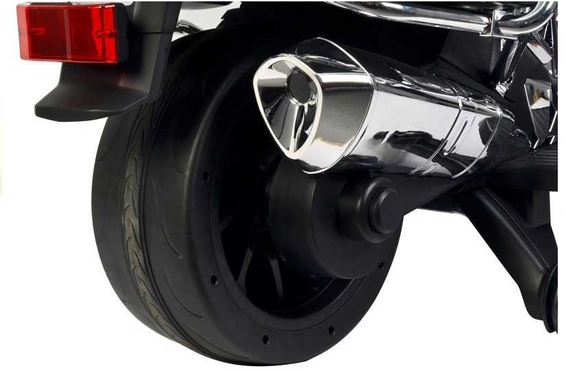 Akumuliatorinis motociklas vaikams BMW R1200 Police, sidabrinis
