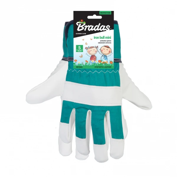 Apsauginės darbo pirštinės Bradas IRON BULL MINI, 3 dydis, 6 vnt.