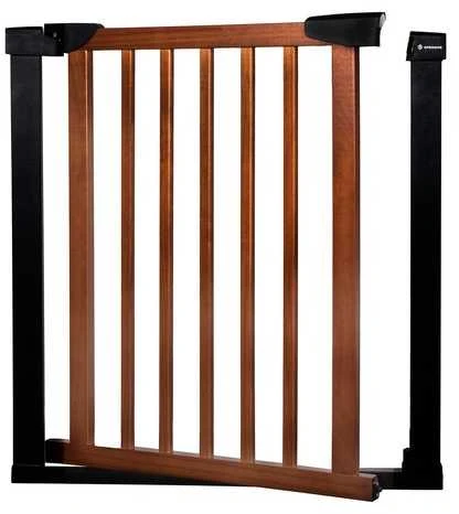 Apsauginiai varteliai SafeLockPro Wood, iki 110-117 cm, juoda/ruda