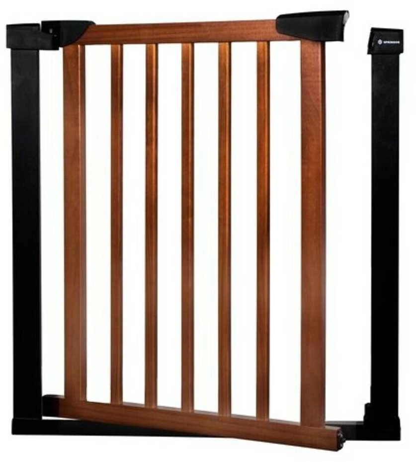 Apsauginiai varteliai SafeLockPro Wood, iki 90-96 cm, juoda/ruda