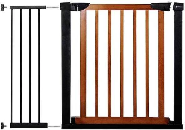 Apsauginiai varteliai SafeLockPro Wood, iki 104-110 cm, juoda/ruda