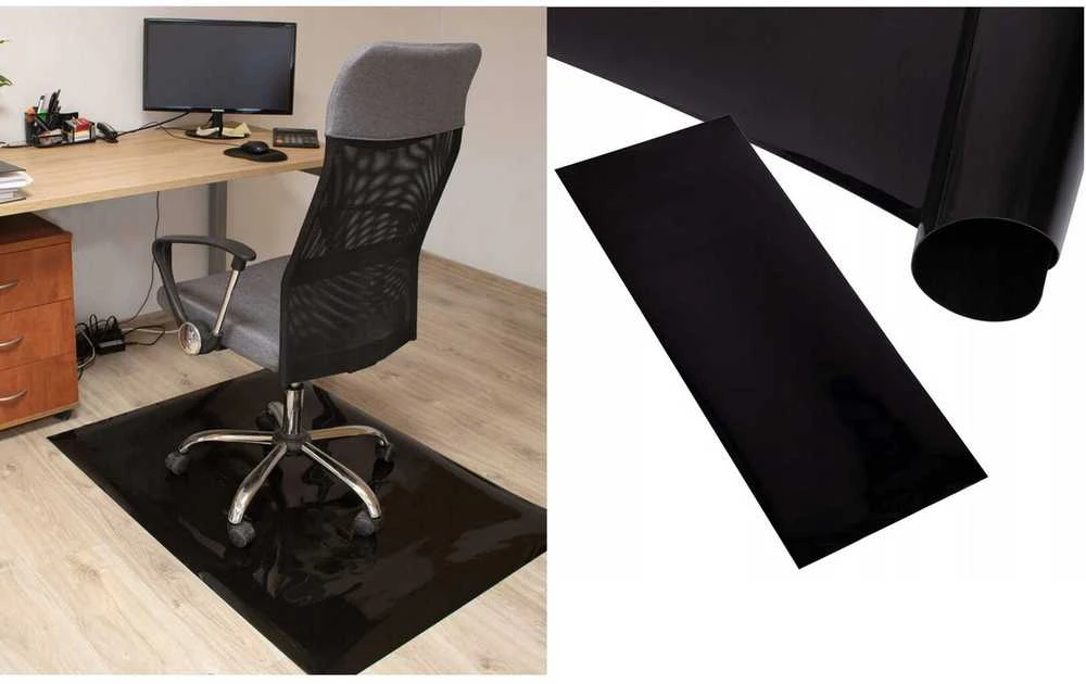 Apsauginis paviršių kilimėlis, 0.5 mm, 140x100 cm, juodas