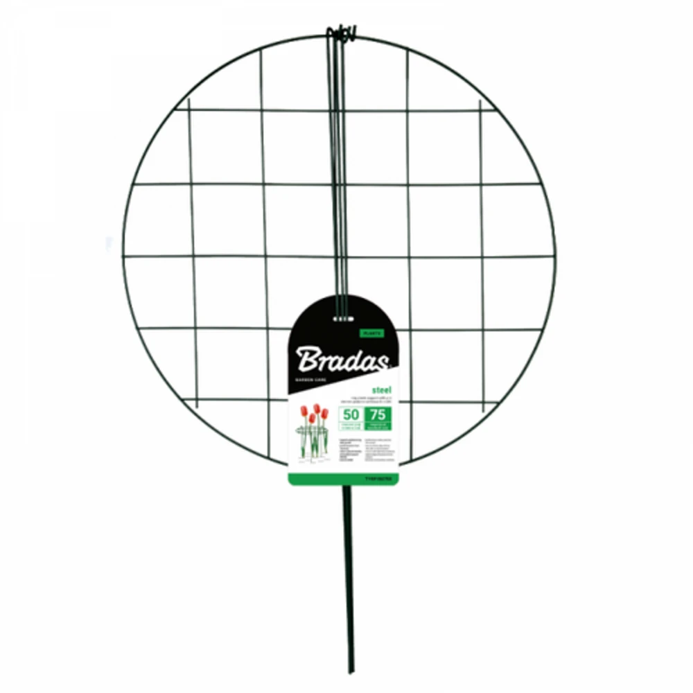 Apvali augalų atrama su tinkleliu Bradas, 50 cm / 75 cm