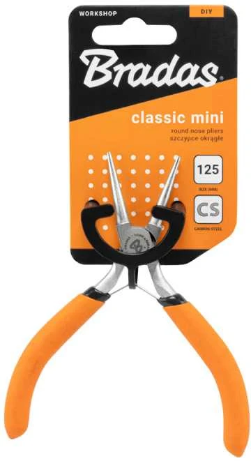 Apvalios replės Bradas CLASSIC MINI HOME & GARAGE, 125 mm, nikeliuotos