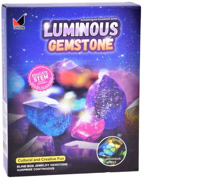 Archeologinis fluorescencinių akmenukų kasinėjimų rinkinys