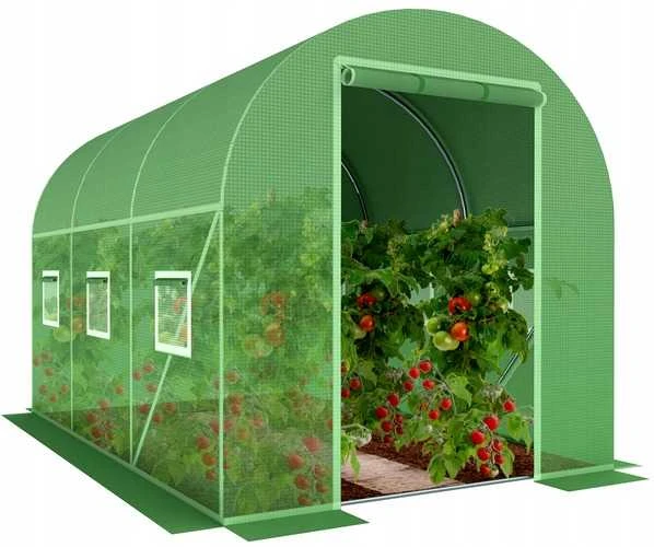 Arkinis šiltnamis su orlaidėmis 2.5x4 (10m2), žalias