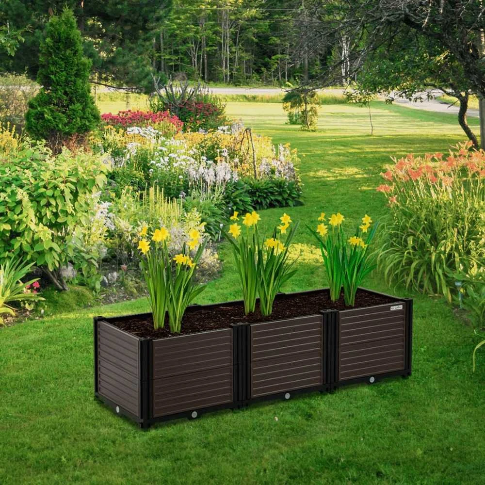Augalų dėžė GROW BOX L, 123x41x31 cm