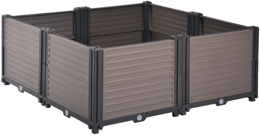 Augalų dėžė TERRA CUBE S, 82x82x31 cm