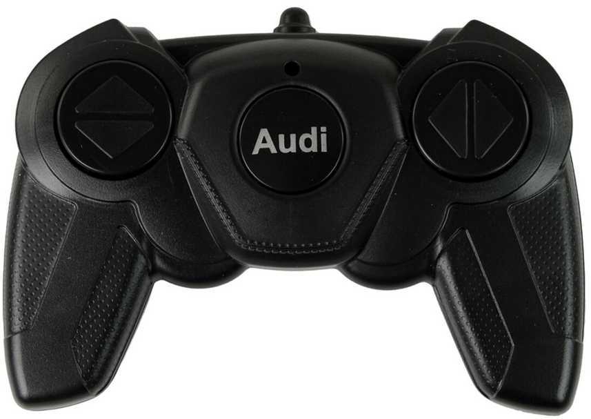 Automobilis Audi R8 su nuotolinio valdymo pultu, baltas