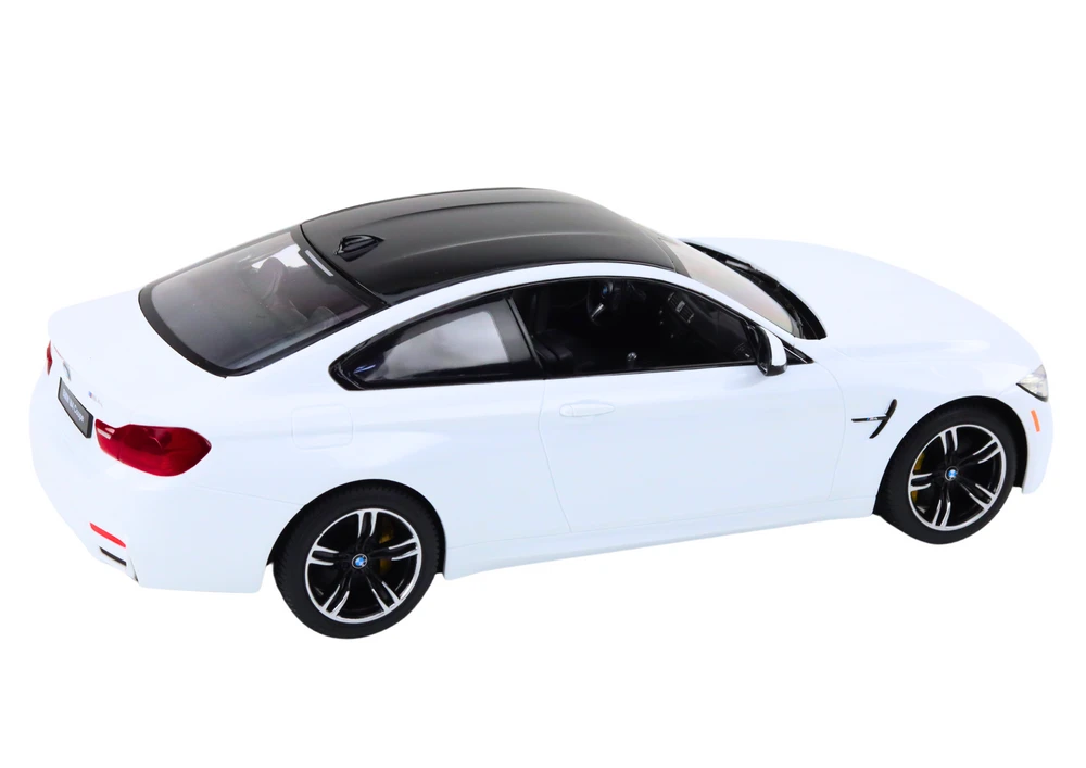 Automobilis BMW M4 Copue 1:14 su nuotolinio valdymo pultu, baltas