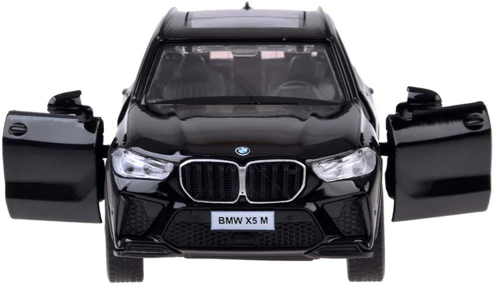 Automobilis BMW X5M su garso ir šviesos efektais, juodas