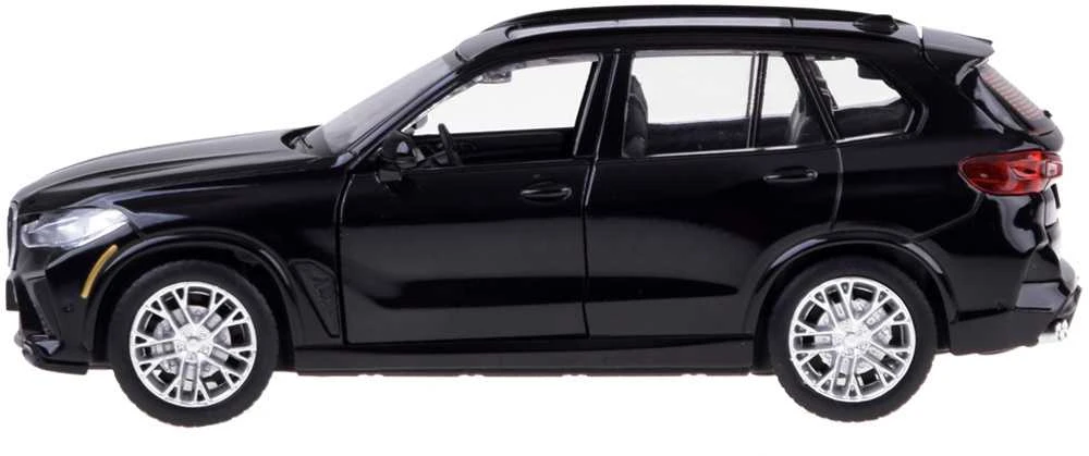 Automobilis BMW X5M su garso ir šviesos efektais, juodas