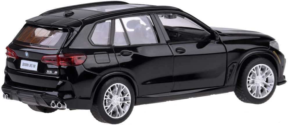 Automobilis BMW X5M su garso ir šviesos efektais, juodas