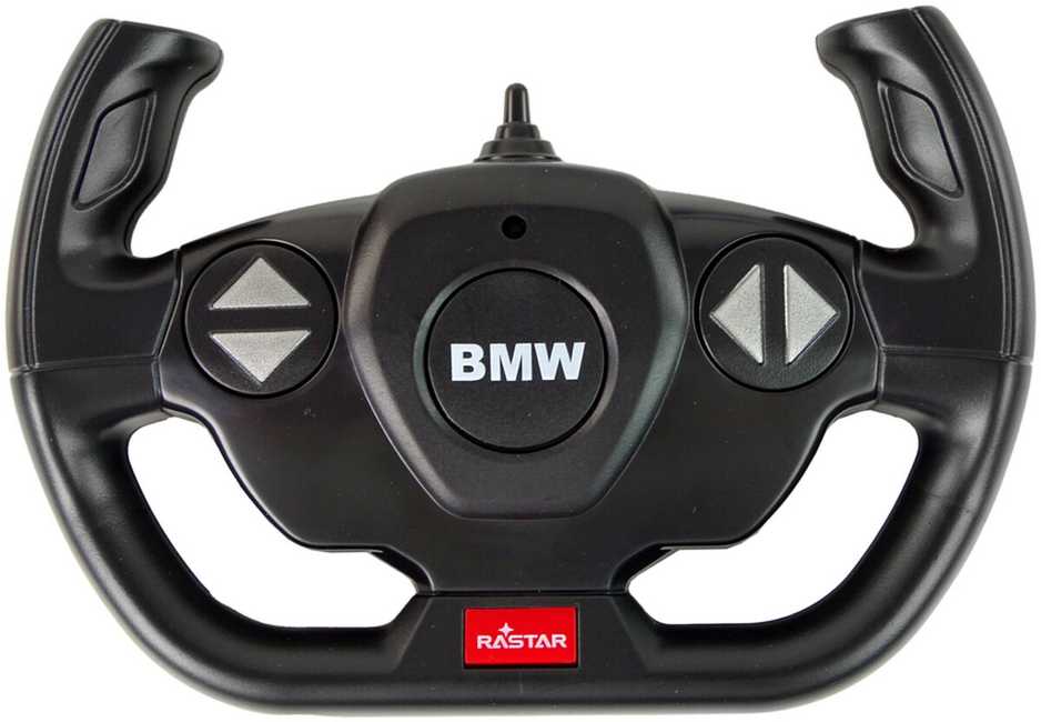 Automobilis BMW X6 M su nuotolinio valdymo pultu, raudonas