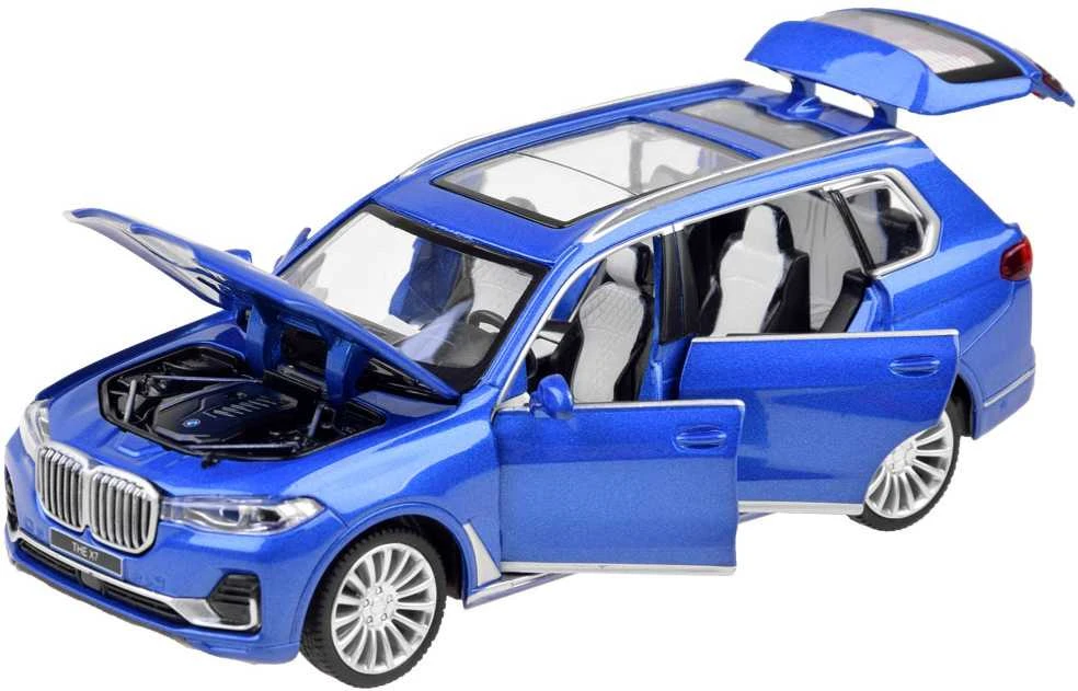 Automobilis BMW X7, mėlynas