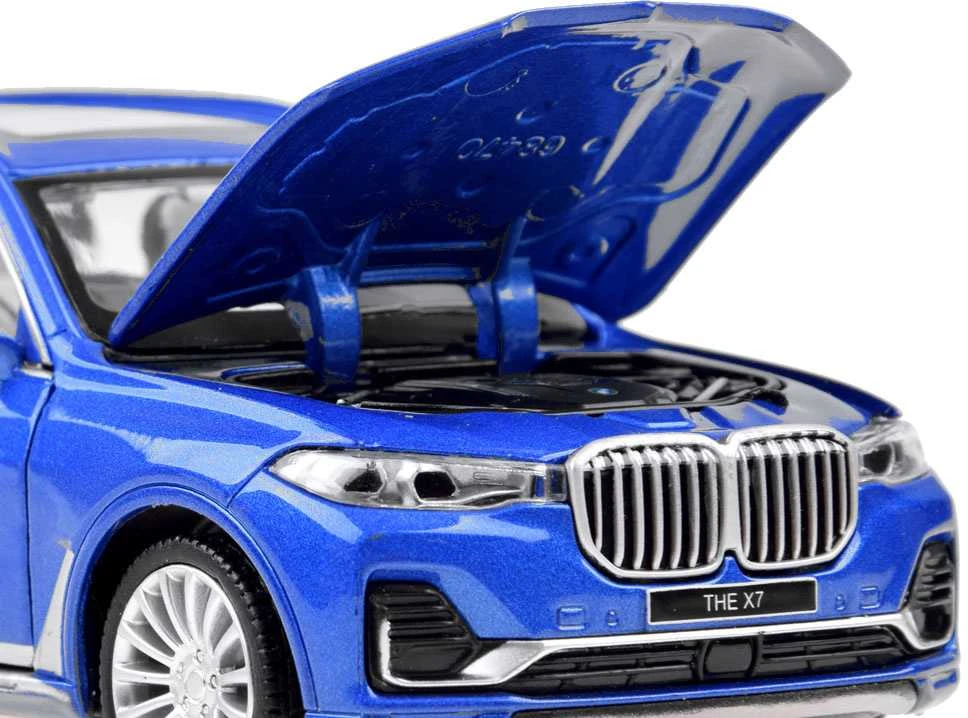 Automobilis BMW X7, mėlynas