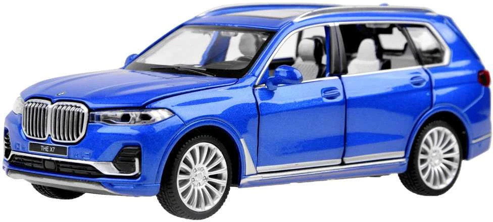 Automobilis BMW X7, mėlynas