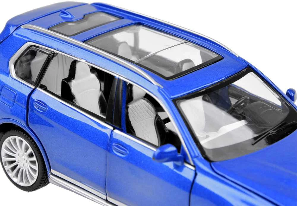 Automobilis BMW X7, mėlynas