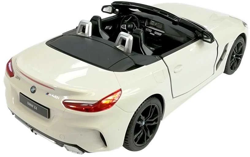 Automobilis BMW Z4 Roadster Rastar R/C su nuotolinio valdymo pultu, 1:14, baltas