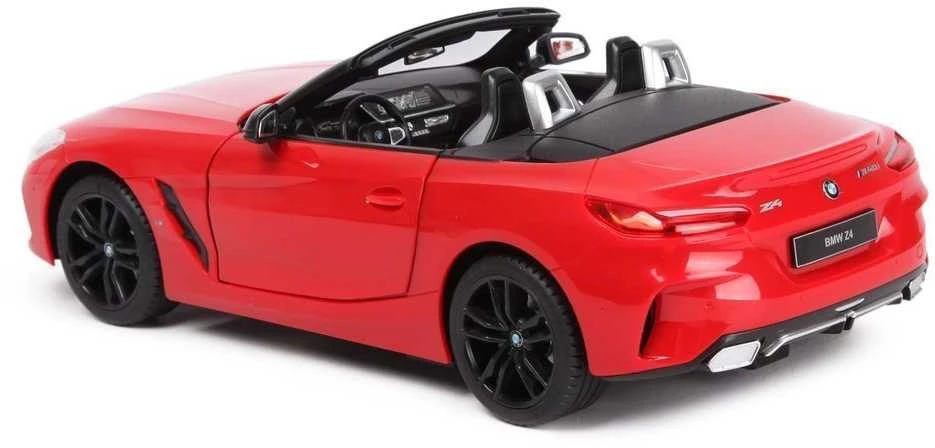 Automobilis BMW Z4 Roadster Rastar R/C su nuotolinio valdymo pultu, 1:14, raudonas