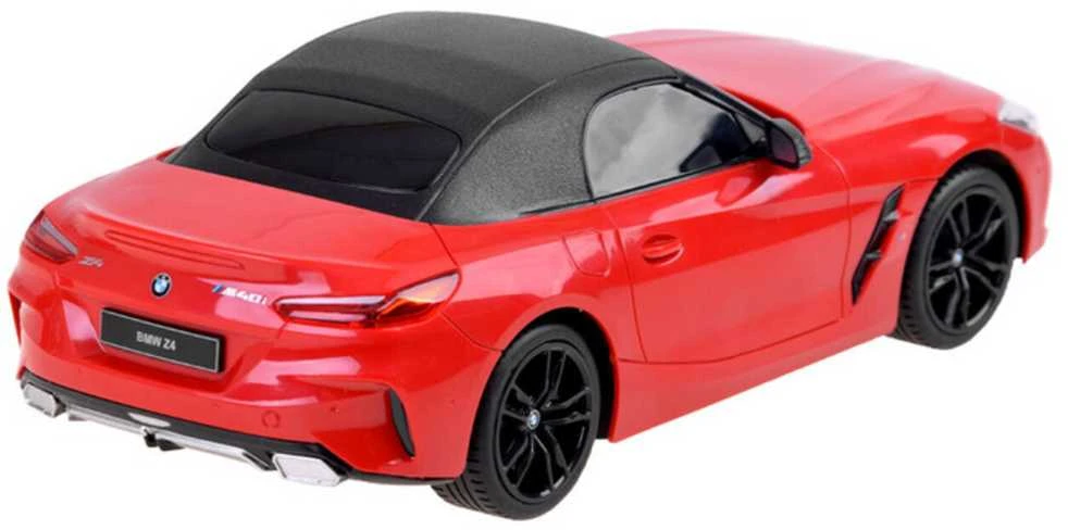 Automobilis BMW Z4 su nuotolinio valdymo pultu, raudonas