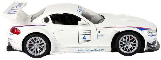 Automobilis BMW Z4 su nuotolinio valdymo pultu, baltas