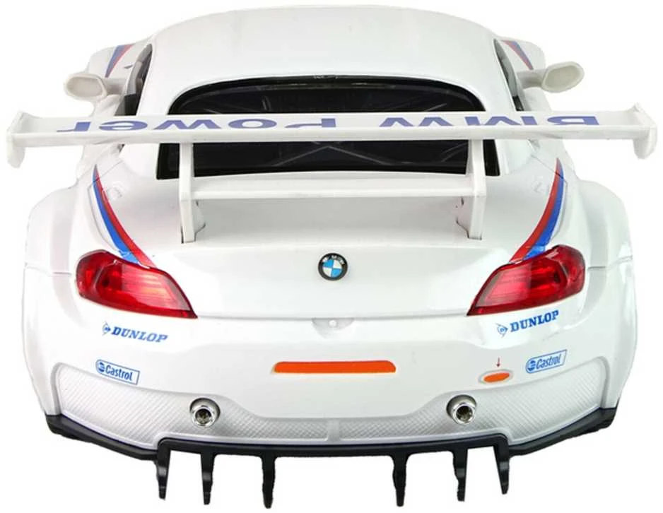 Automobilis BMW Z4 su nuotolinio valdymo pultu, baltas