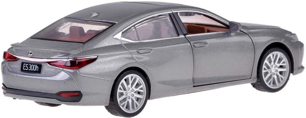 Automobilis Lexus ES300h 1:35 su garso ir šviesos efektais, sidabrinis