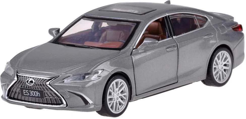 Automobilis Lexus ES300h 1:35 su garso ir šviesos efektais, sidabrinis