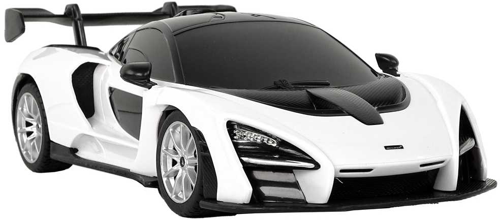 Automobilis McLaren su nuotolinio valdymo pultu, baltas