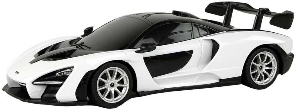 Automobilis McLaren su nuotolinio valdymo pultu, baltas