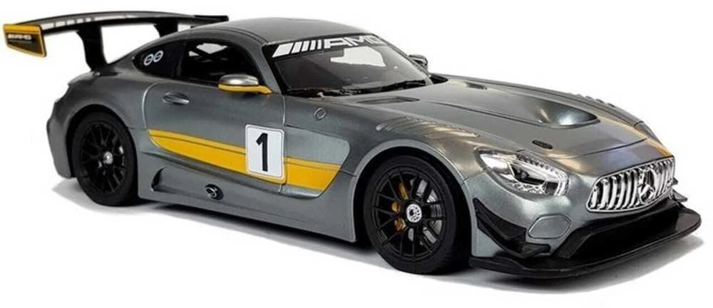 Automobilis Mercedes AMG GT3 su nuotolinio valdymo pultu, pilkas