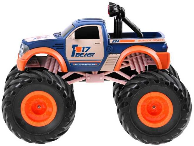 Automobilis Monster Truck su nuotolinio valdymo pultu