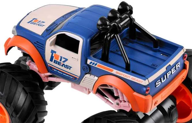 Automobilis Monster Truck su nuotolinio valdymo pultu
