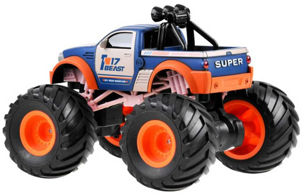 Automobilis Monster Truck su nuotolinio valdymo pultu