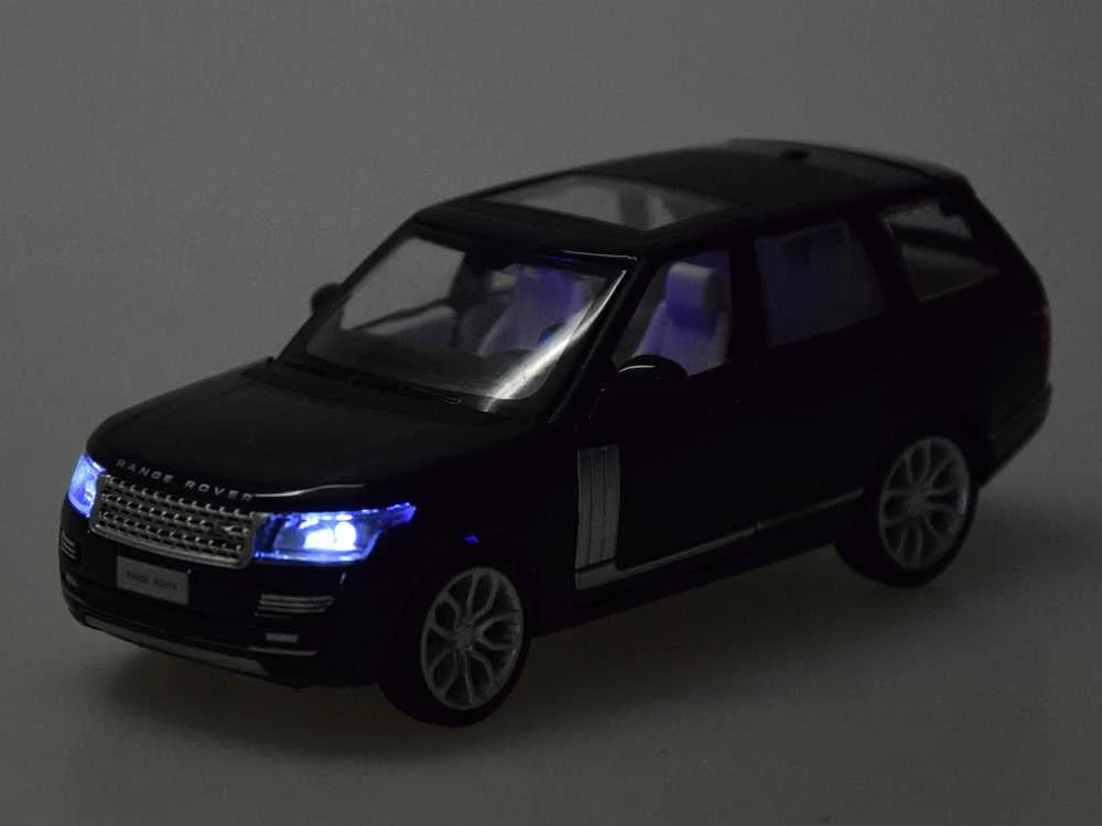 Automobilis RANGE ROVER 2013 su garso ir šviesos efektais, mėlynas