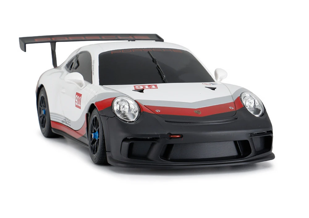 Automobilis RC 1:18 Rastar Porsche 911 GT3 Baltas-Gray