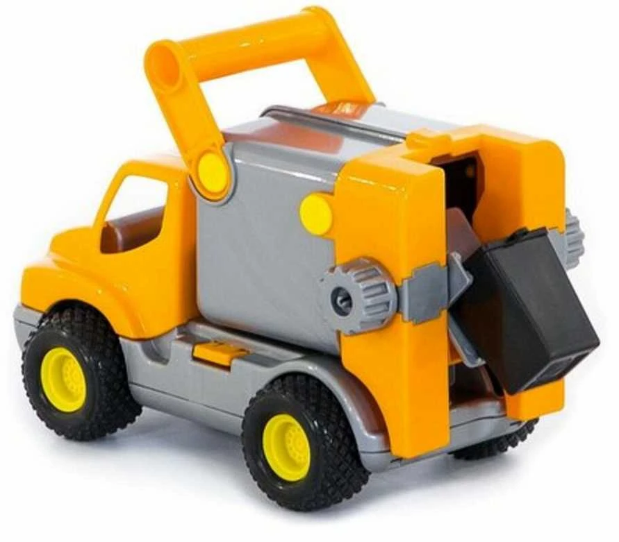 Automobilis šiukšliavežis ConsTruck, oranžinis