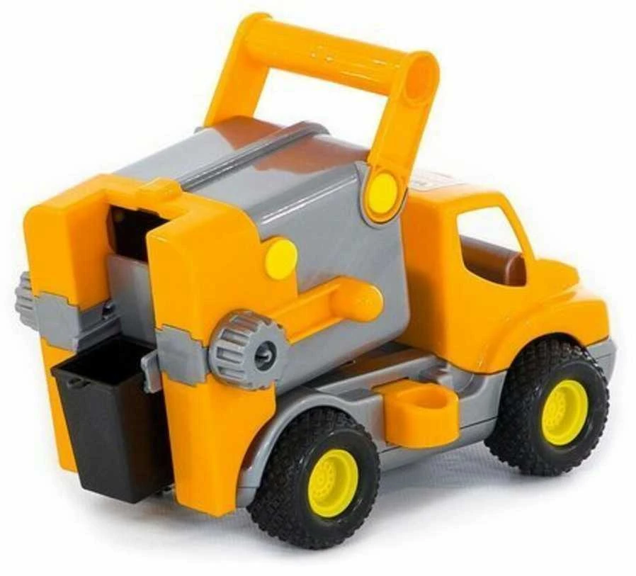 Automobilis šiukšliavežis ConsTruck, oranžinis