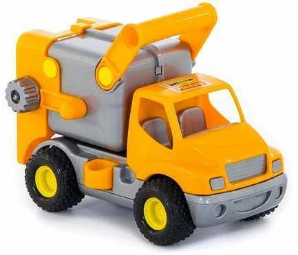 Automobilis šiukšliavežis ConsTruck, oranžinis