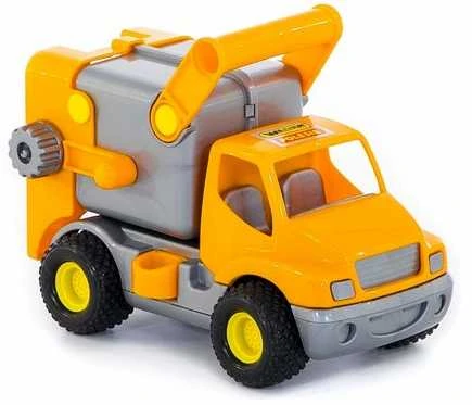 Automobilis šiukšliavežis ConsTruck, oranžinis