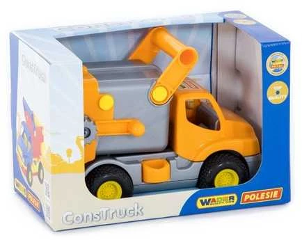 Automobilis šiukšliavežis ConsTruck, oranžinis