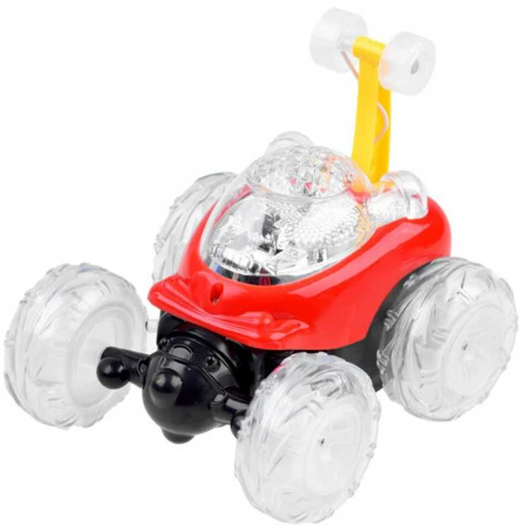 Automobilis su nuotolinio valdymo pultu, raudonas