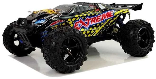 Automobilis su nuotolinio valdymo pultu ENOZE 9302E, 1:18, 45 km/h, geltonas
