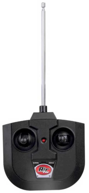 Automobilis su nuotolinio valdymo pultu, raudonas
