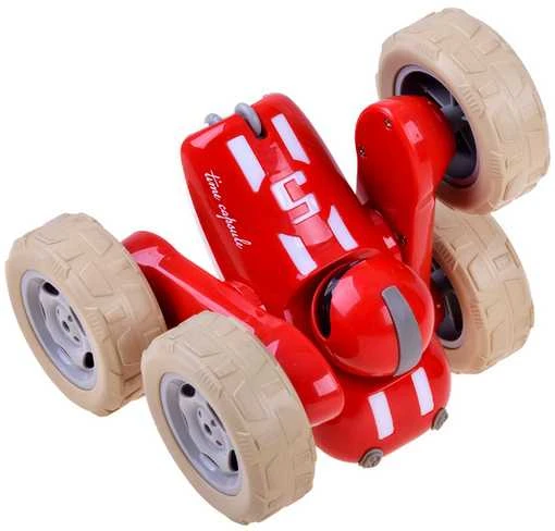 Automobilis su nuotolinio valdymo pultu, raudonas