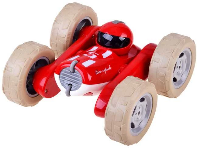 Automobilis su nuotolinio valdymo pultu, raudonas